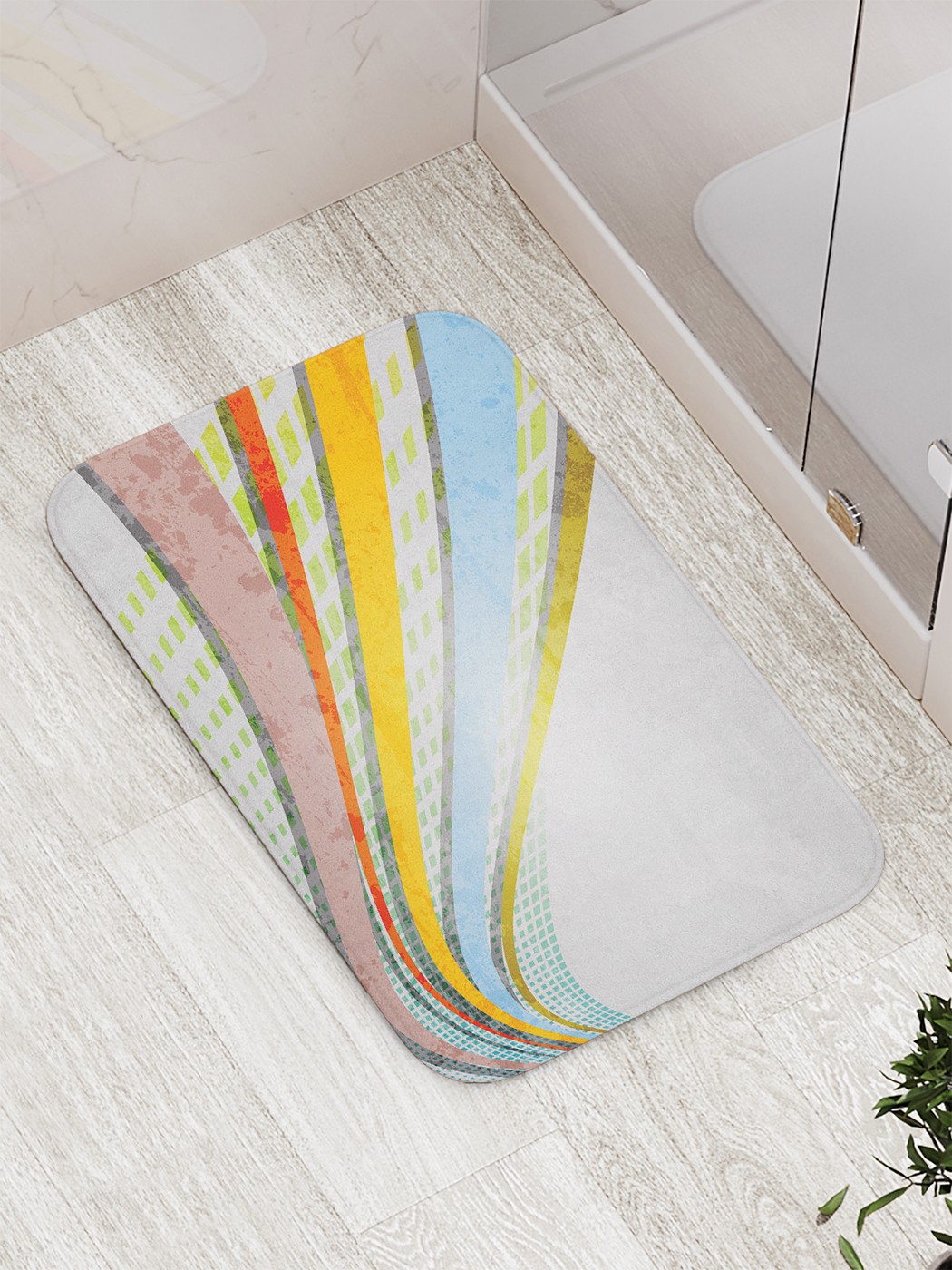 

bath_63031 Коврик противоскользящий для ванной, сауны, бассейна, 77х52 см