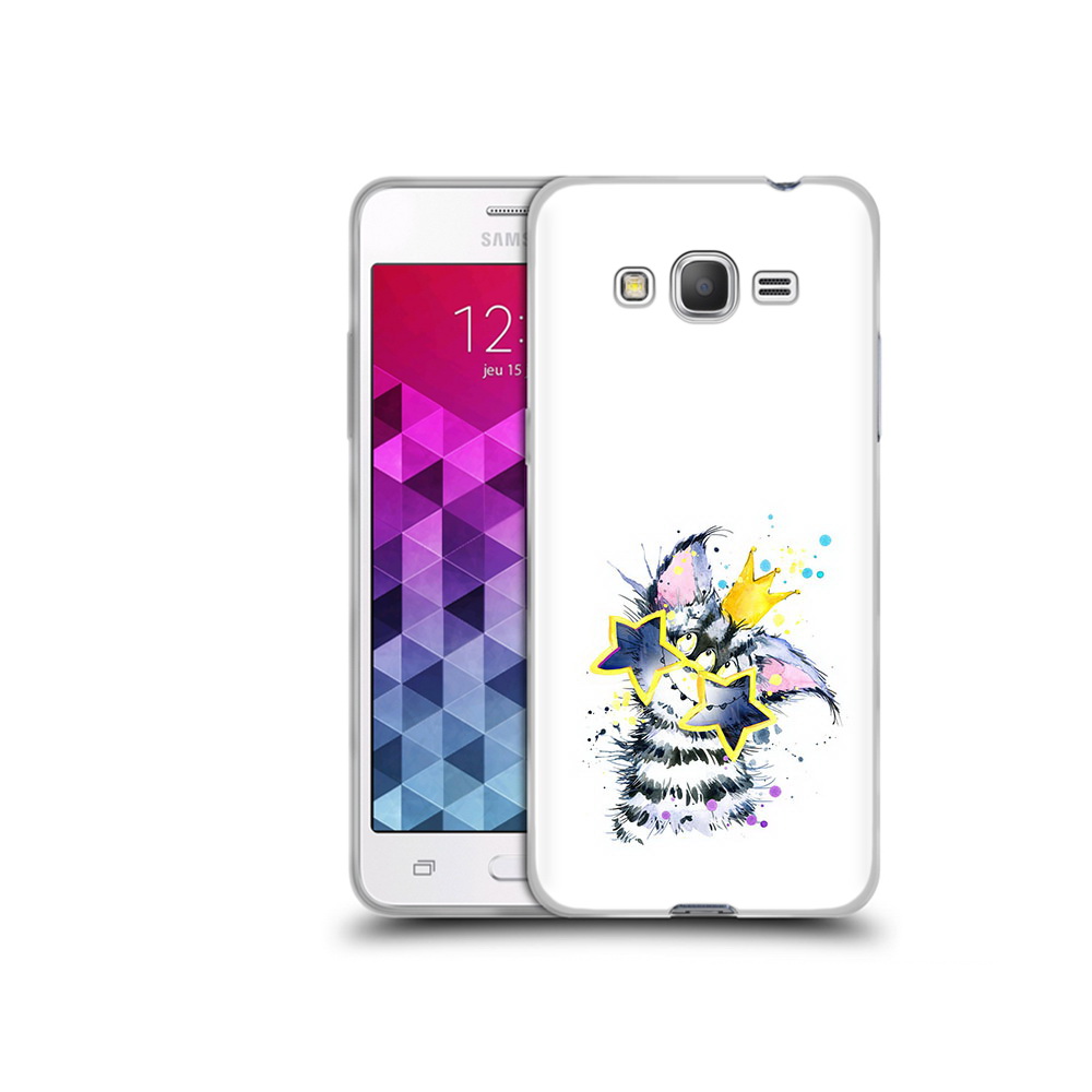

Чехол MyPads Tocco для Samsung Galaxy Grand Prime Мартовский Нуся, Прозрачный, Tocco