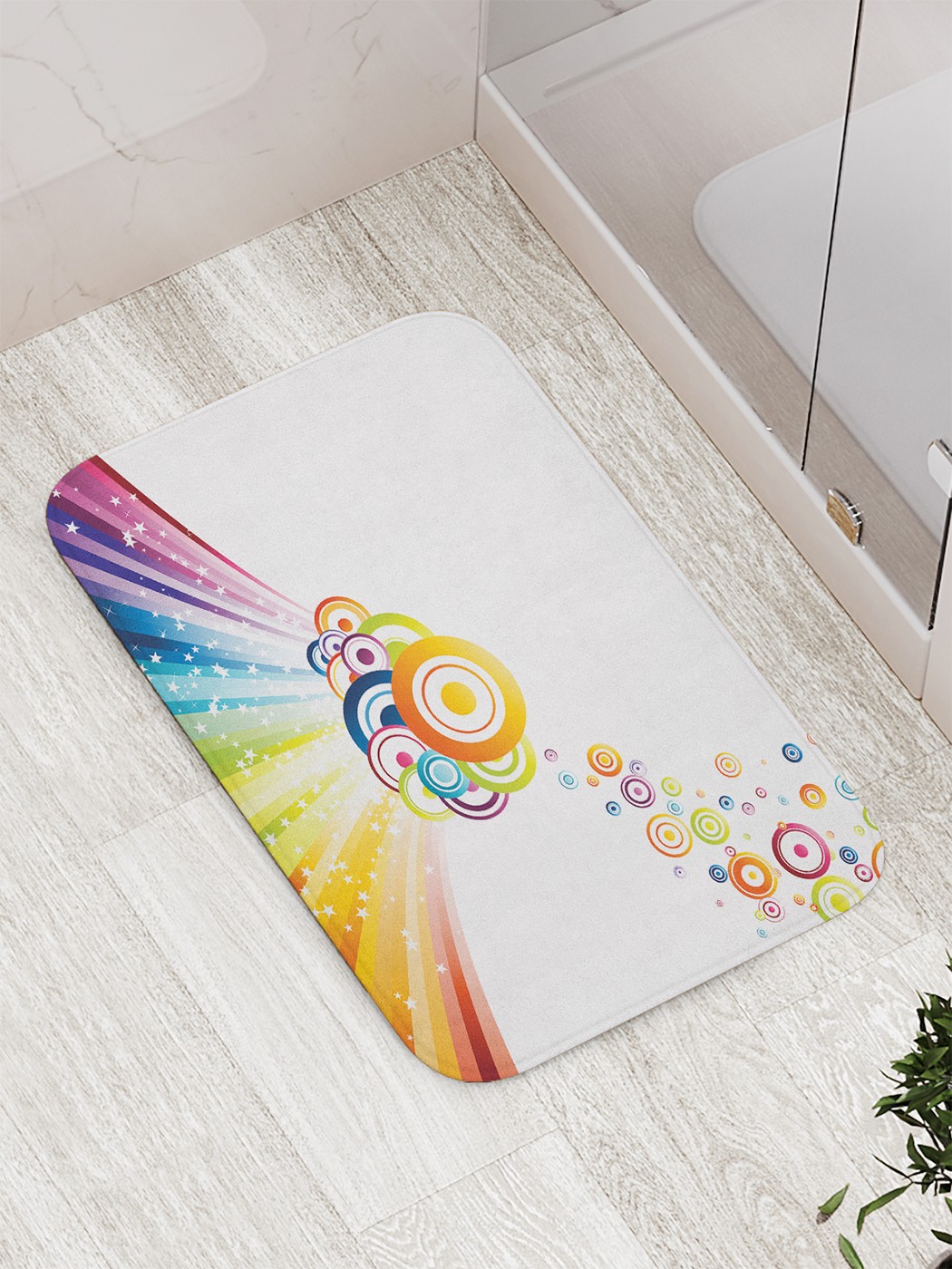 

bath_63030 Коврик противоскользящий для ванной, сауны, бассейна, 77х52 см
