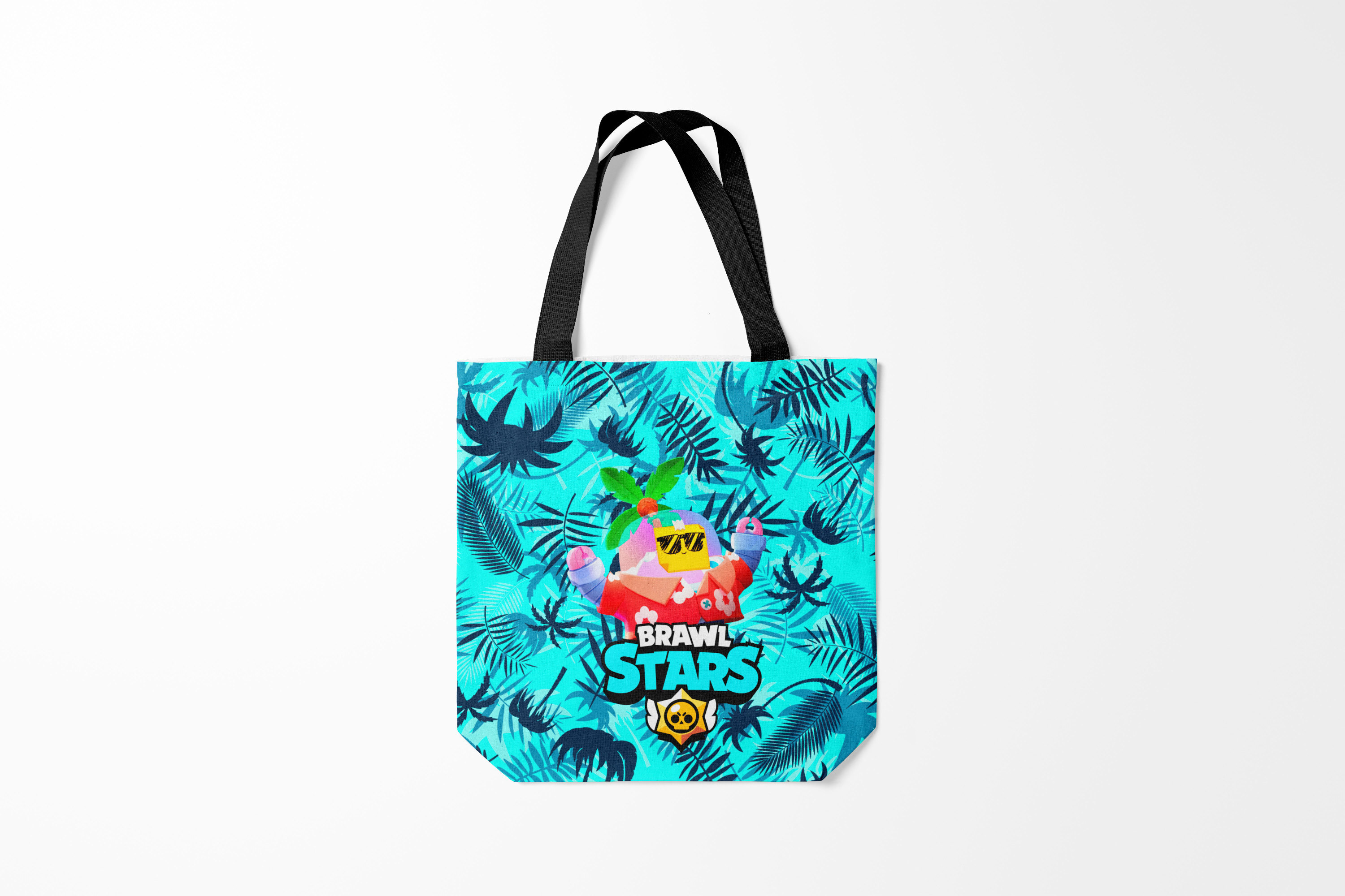 

Сумка шoппер унисекс Burnettie Brawl Stars TROPICAL SPROUT., бирюзовый, Brawl Stars TROPICAL SPROUT.
