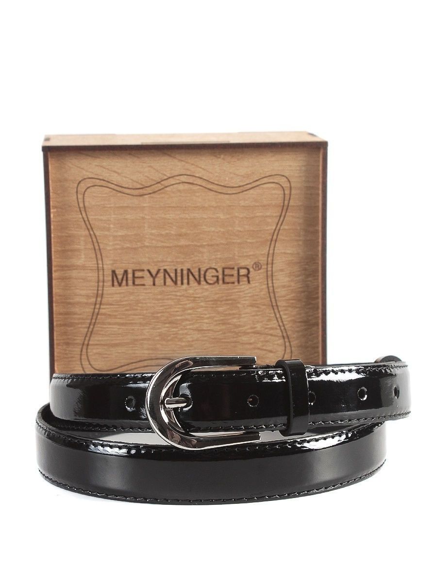 

Ремень женский MEYNINGER РН-2817, черный, РН-2817