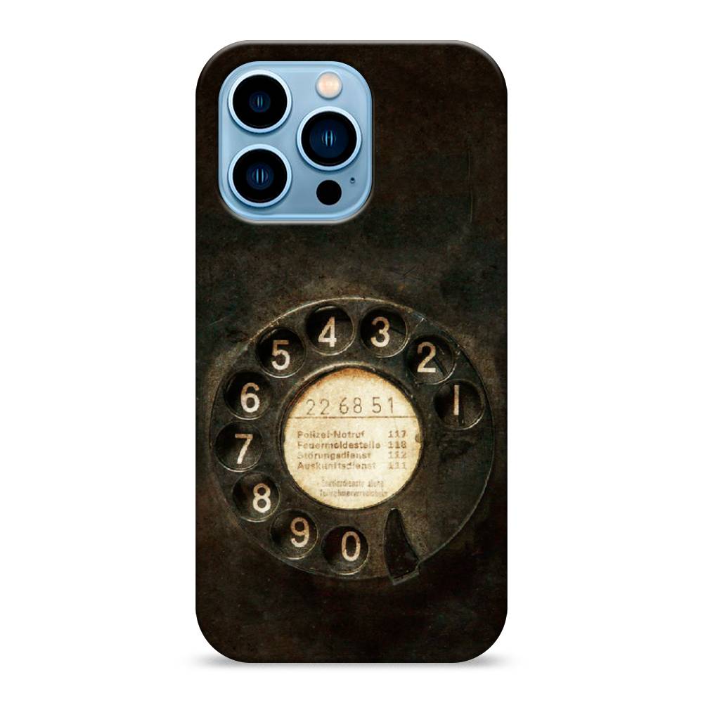 

Пластиковый чехол "Старинный телефон" на Apple iPhone 13 Pro, 14320-4