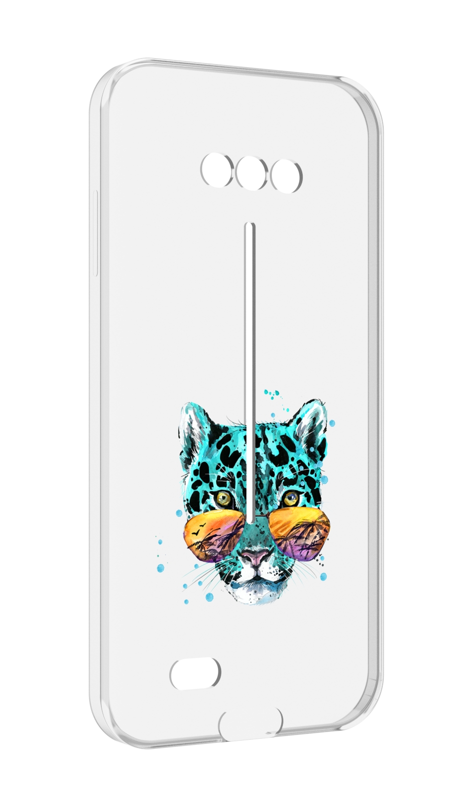 

Чехол MyPads голубой лео для Doogee S41/S41 Pro противоударный, Tocco