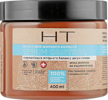 

Маска для жирных волос "Sebum Control" HAIR TREND, 400 мл, -