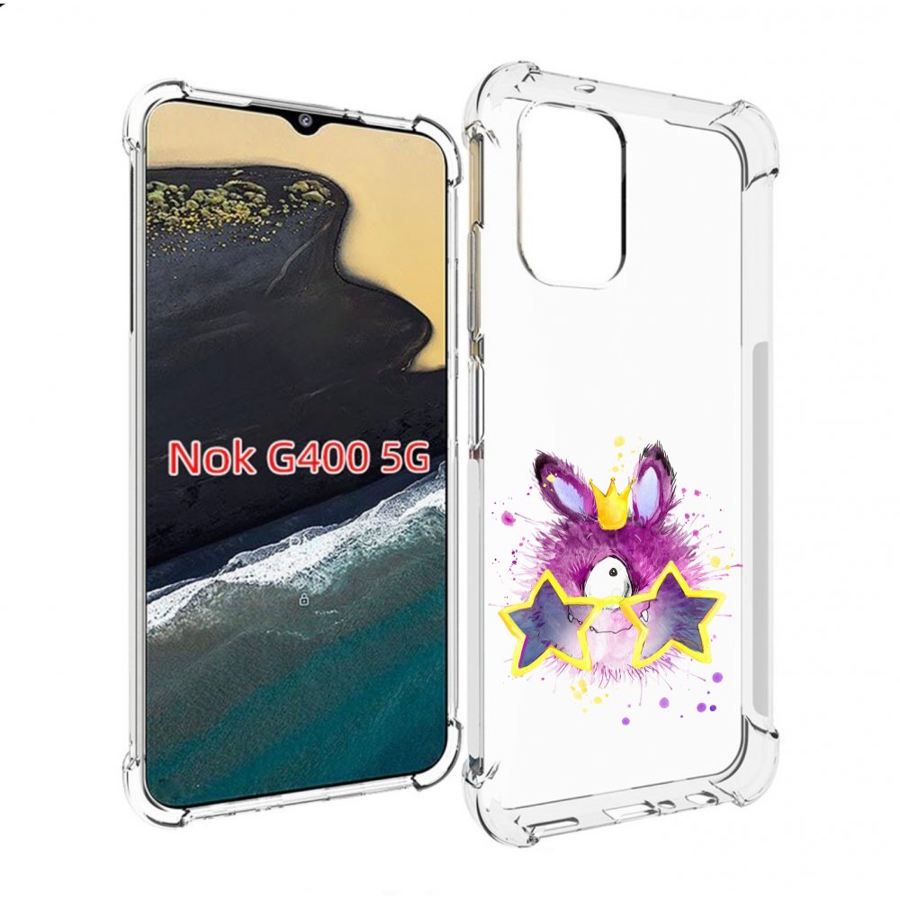 

Чехол MyPads Шуршуля для Nokia G400 5G, Прозрачный, Tocco