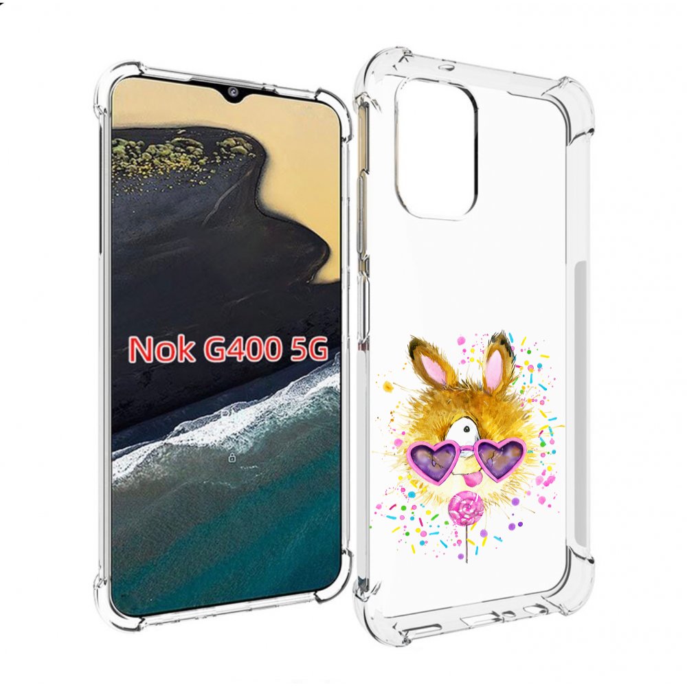 

Чехол MyPads Чупя для Nokia G400 5G, Прозрачный, Tocco