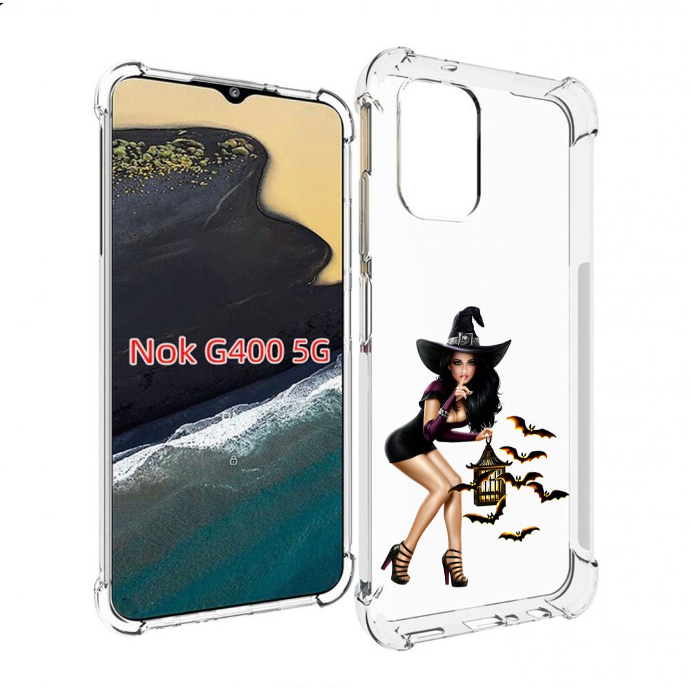 

Чехол MyPads девушка-ведьма женский для Nokia G400 5G, Прозрачный, Tocco