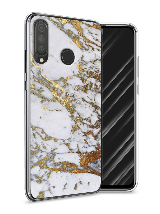 

Чехол Awog "Белый мрамор" для Huawei P30 Lite, 67950-3