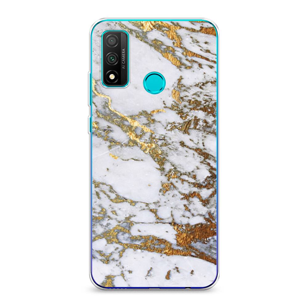 фото Чехол awog "белый мрамор" для huawei p smart 2020