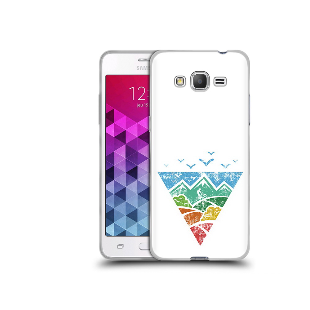 

Чехол MyPads Tocco для Samsung Galaxy Grand Prime Лес земля море чайки, Прозрачный, Tocco