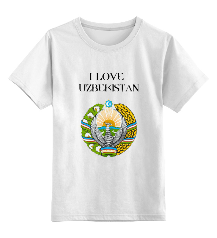 

Детская футболка Printio Uzbekistan цв.белый р.116, 0000000735833