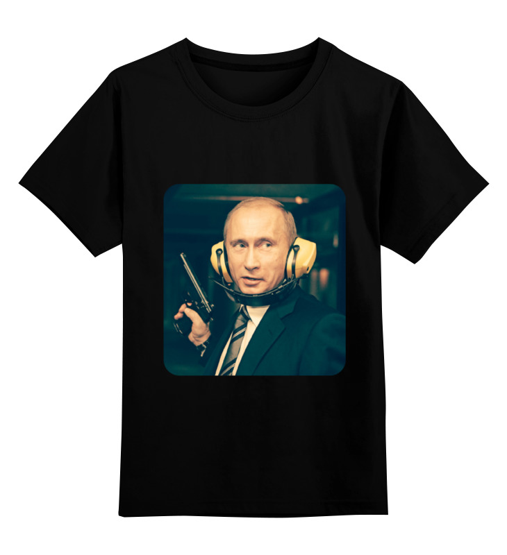 

Детская футболка Printio Vladimir putin цв.черный р.116, 0000000735658