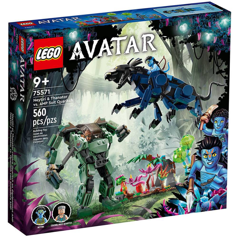 

Конструктор LEGO Avatar Нейтири и Танатор против AMP-робота Куорича 75571, 560 дет.