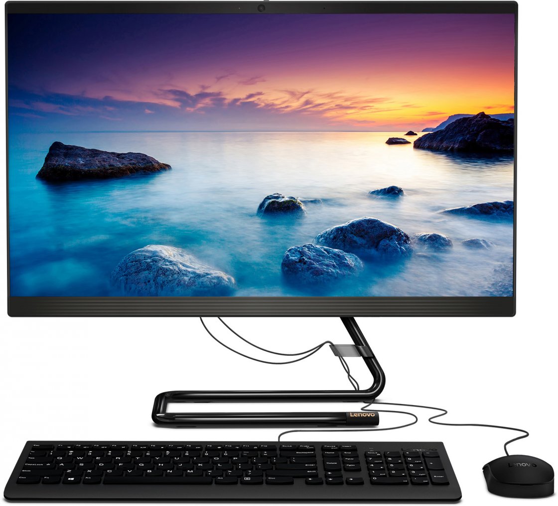 фото Моноблок lenovo ideacentre 3 24iil5 black (f0fr004frk)