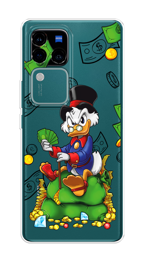 

Чехол на Vivo V30 Pro/S18 Pro "Scrooge Richness", Черный;синий;зеленый, 2610050-1