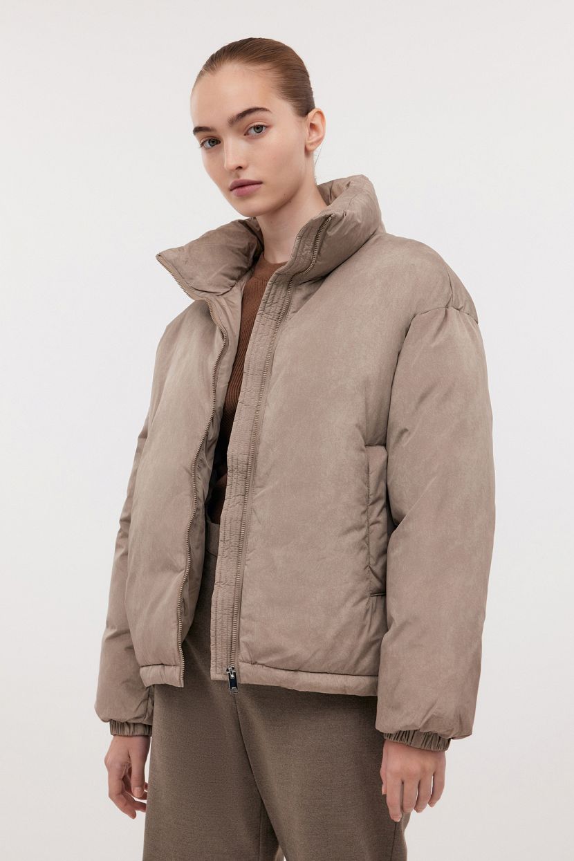 

Куртка женская Baon B0424501 бежевая 2XL, Бежевый, B0424501