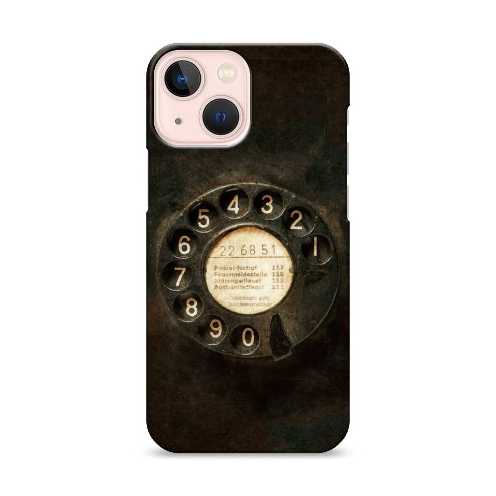 

Пластиковый чехол "Старинный телефон" на Apple iPhone 13 mini, 14120-4