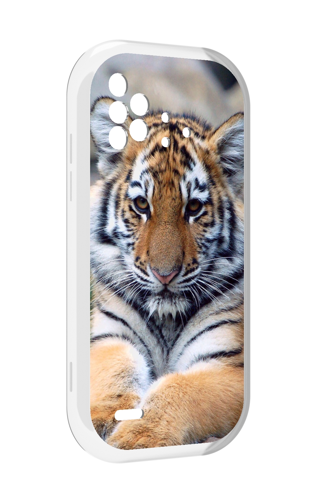 

Чехол MyPads Тигренок для UMIDIGI Bison X10 / X10 Pro, Прозрачный, Tocco