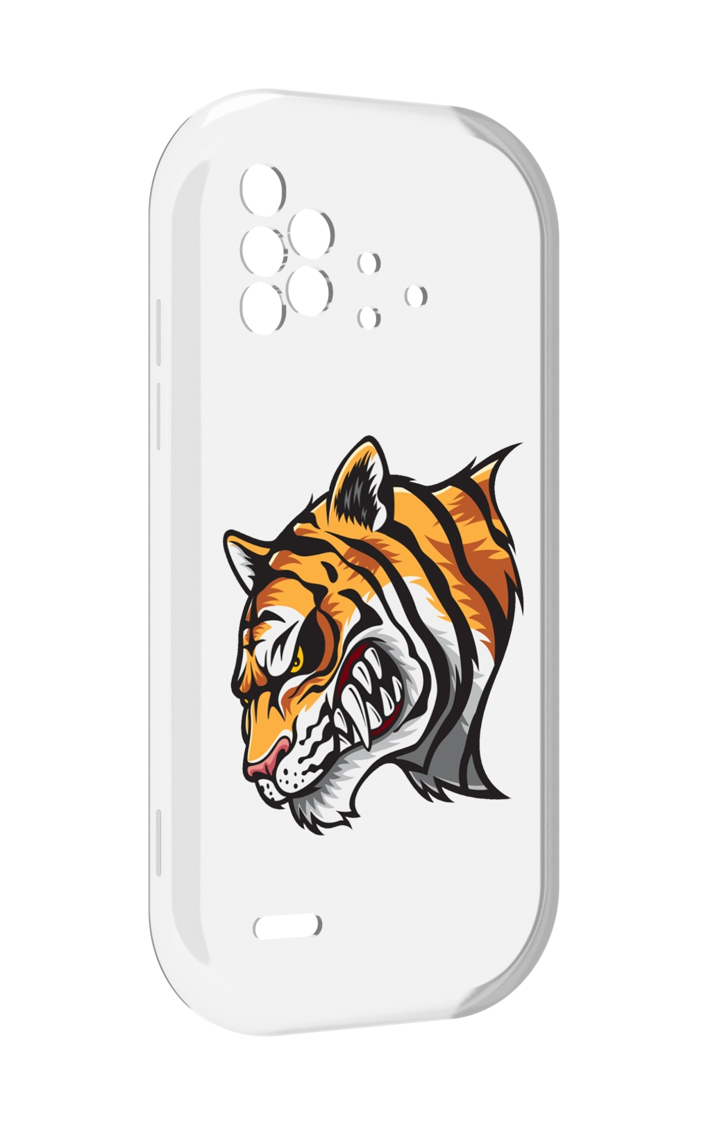 

Чехол MyPads Тигр для UMIDIGI Bison X10 / X10 Pro, Прозрачный, Tocco