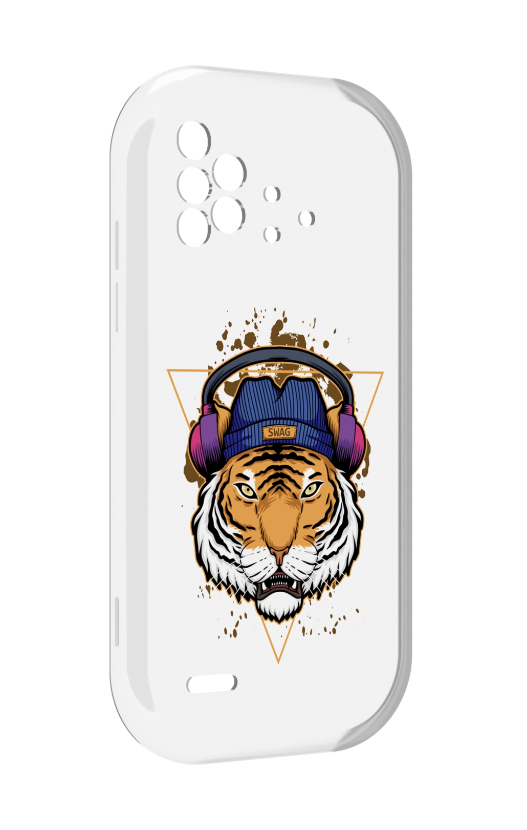 

Чехол MyPads Тигр-Свэг для UMIDIGI Bison X10 / X10 Pro, Прозрачный, Tocco