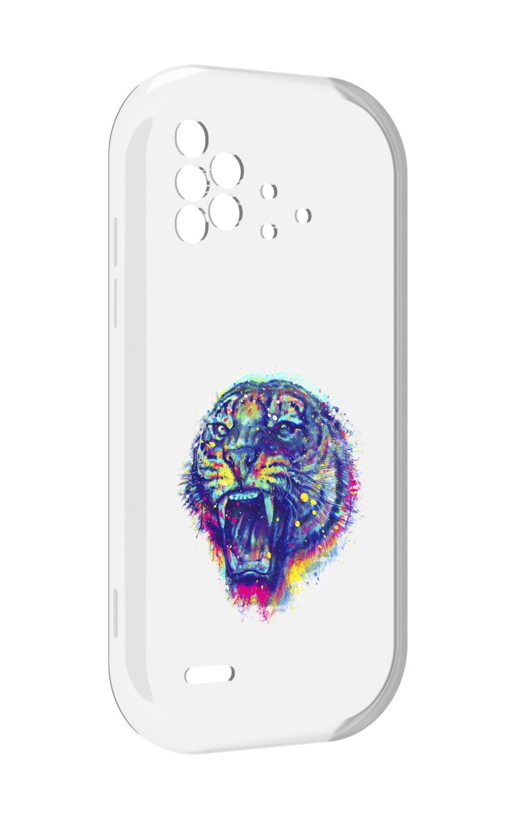 

Чехол MyPads Тигр 2 для UMIDIGI Bison X10 / X10 Pro, Прозрачный, Tocco