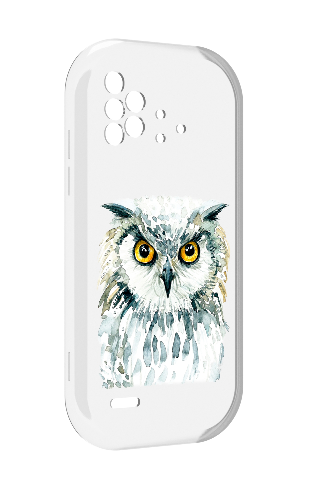 

Чехол MyPads Серьезная сова для UMIDIGI Bison X10 / X10 Pro, Прозрачный, Tocco