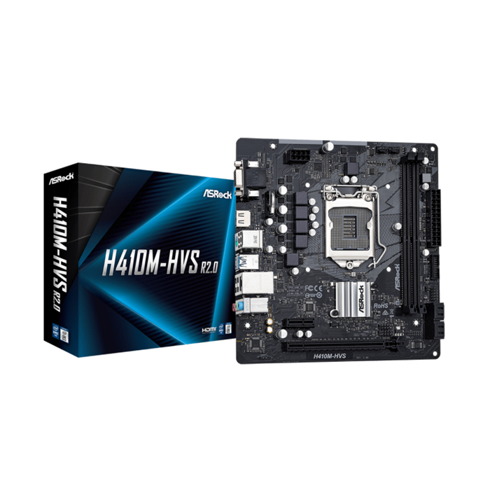 фото Материнская плата asrock h410m-hvs r2.0