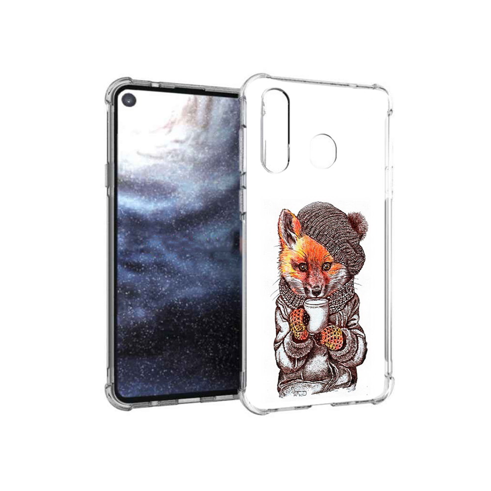 

Чехол MyPads Tocco для Samsung Galaxy A8s лиса в шапке (PT124633.501.437), Tocco