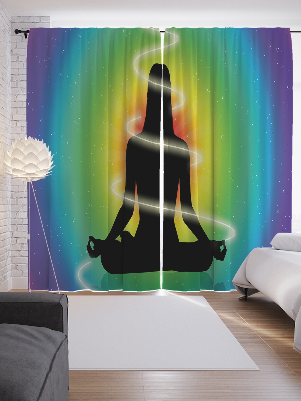 

Шторы JoyArty с фотопечатью "Энергия Вселенной" из сатена, 290х265 см, Энергия Вселенной