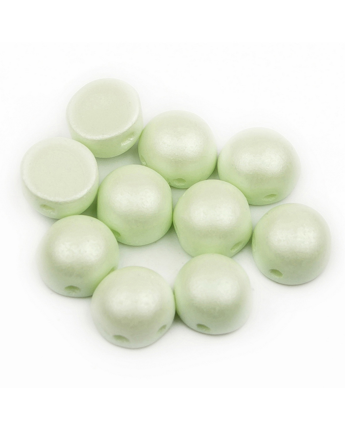 

Бусины Czech Beads Cabochon bead, 6 мм Alabaster Pastel Green, 10 шт, Разноцветный, Cabochon bead
