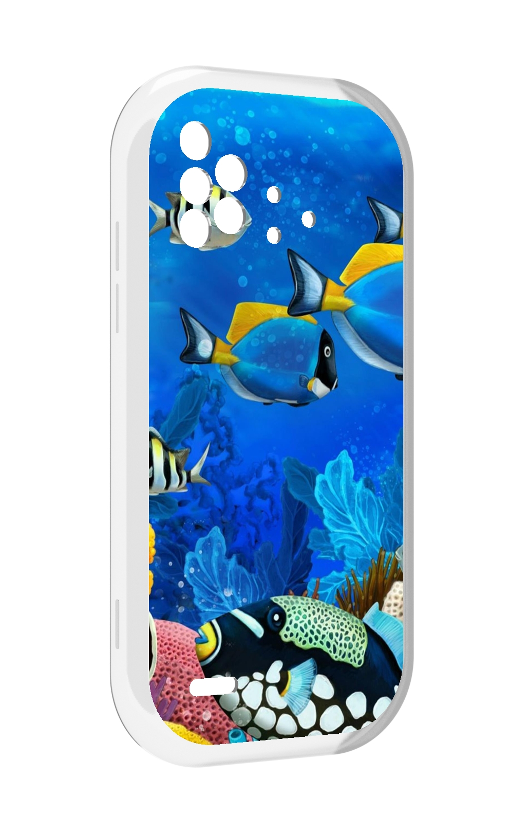 

Чехол MyPads Рыбки для UMIDIGI Bison X10 / X10 Pro, Прозрачный, Tocco