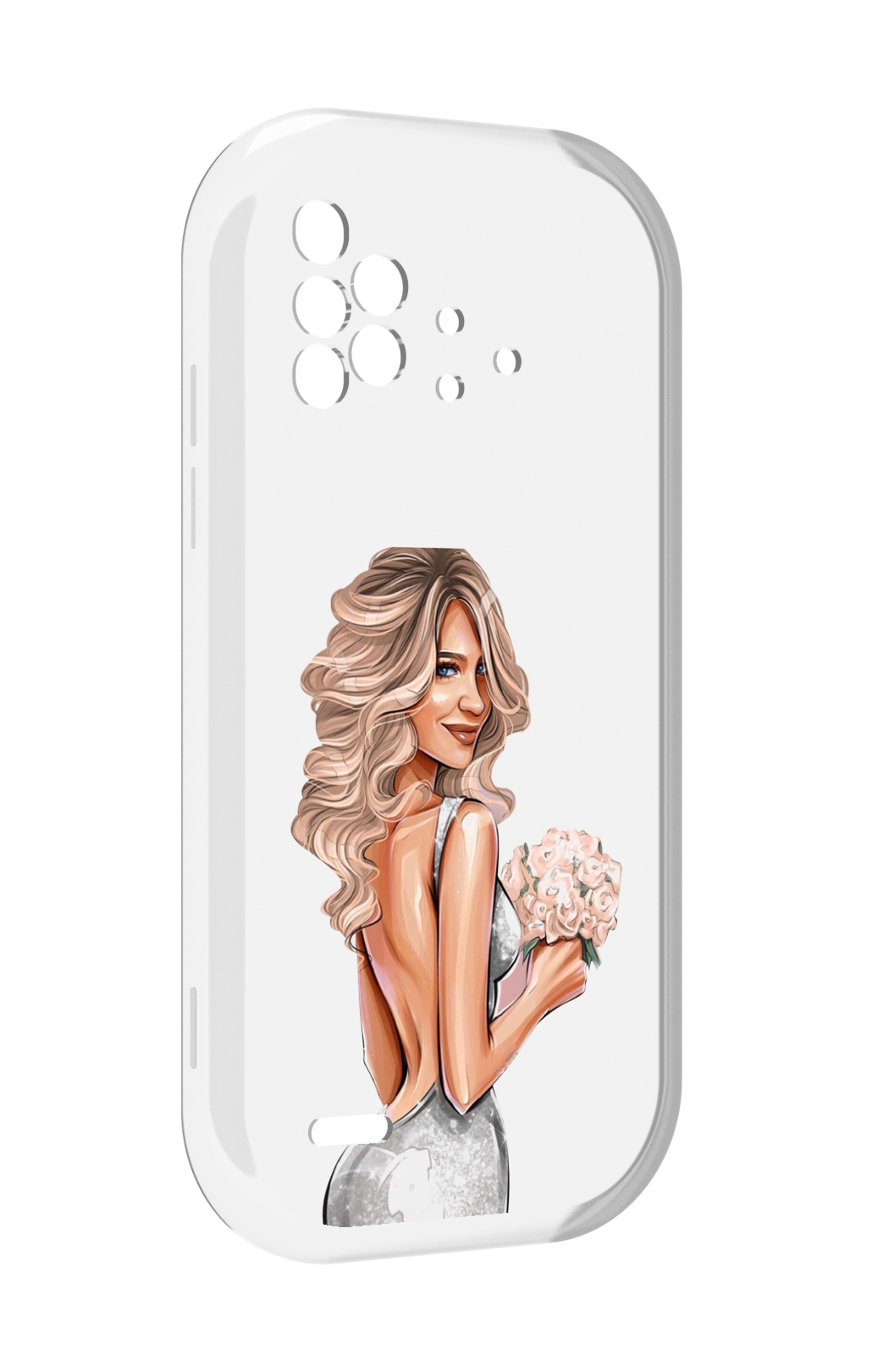 

Чехол MyPads Роскошное-платье женский для UMIDIGI Bison X10 / X10 Pro, Прозрачный, Tocco
