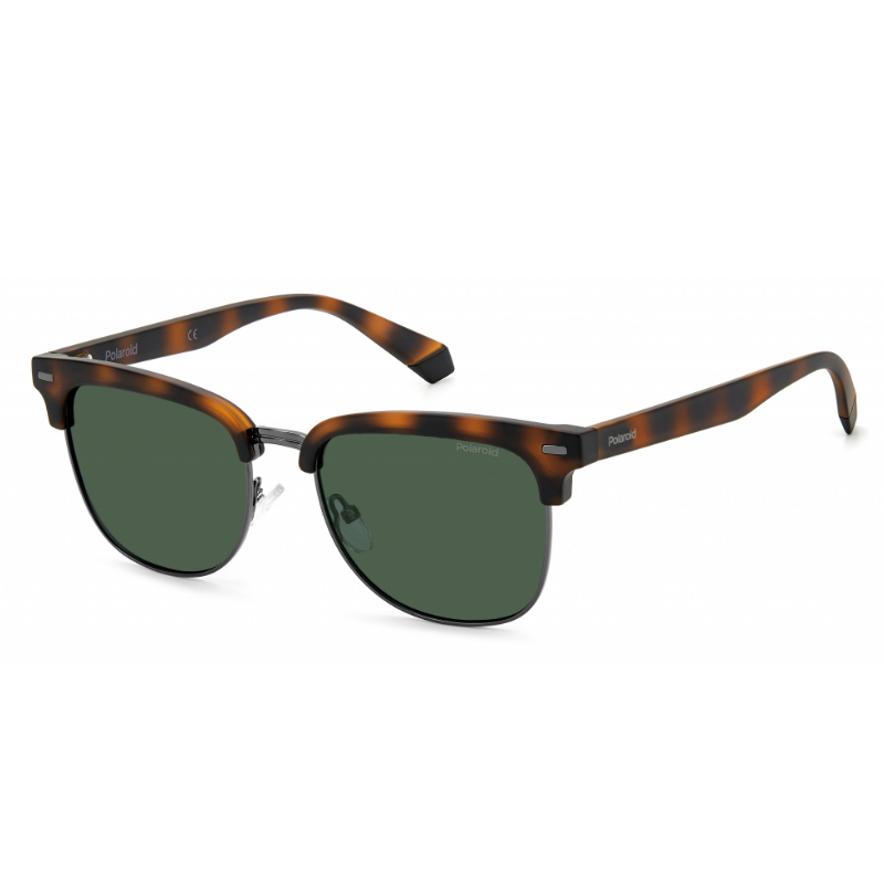 Солнцезащитные очки унисекс Polaroid PLD 4121/S зеленые