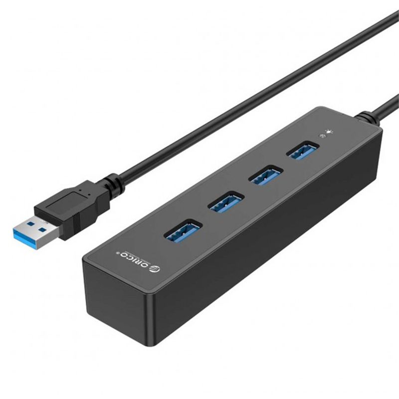 

USB-концентратор ORICO черный (ORICO-W8PH4-U3-BK-BP), ORICO-W8PH4-U3-BK-BP