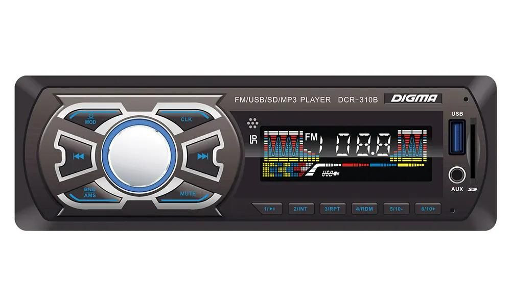 

Автомагнитола Digma DCR-310B