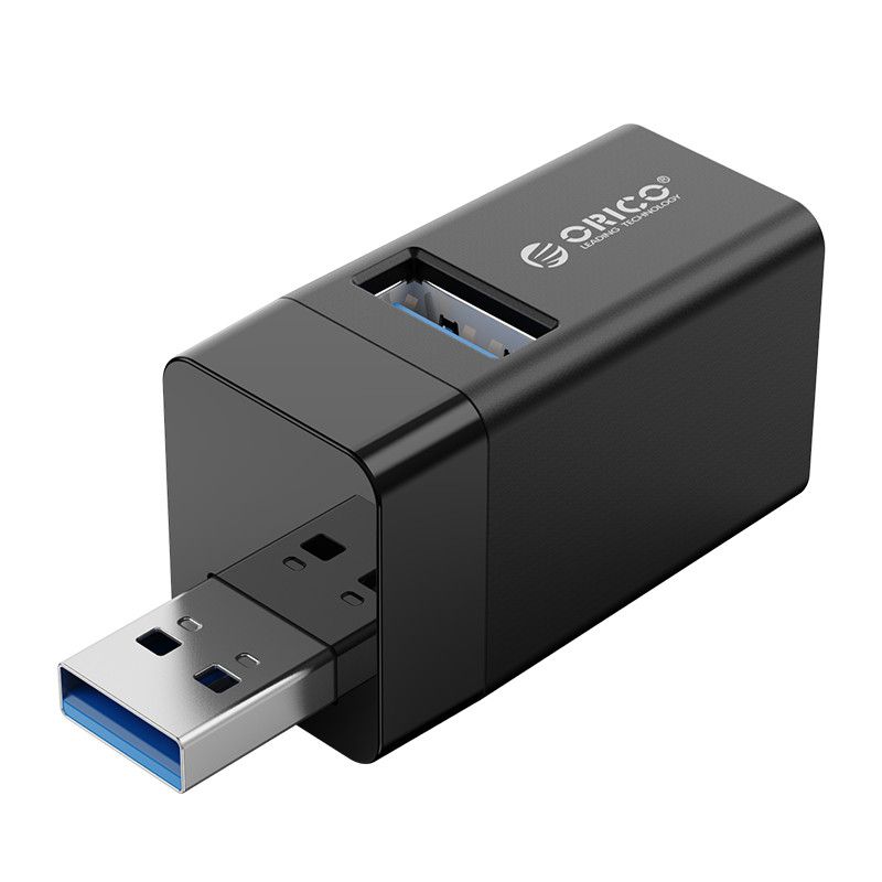 USB-концентратор ORICO 3 в 1черный (ORICO-MINI-U32-BK-BP)