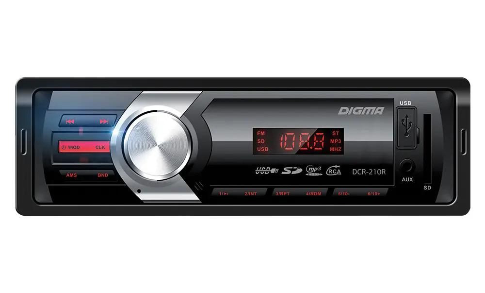 

Автомагнитола Digma DCR-210R