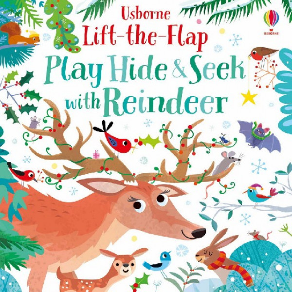 фото Lift-the-flap play hide and seek with reindeer usborne