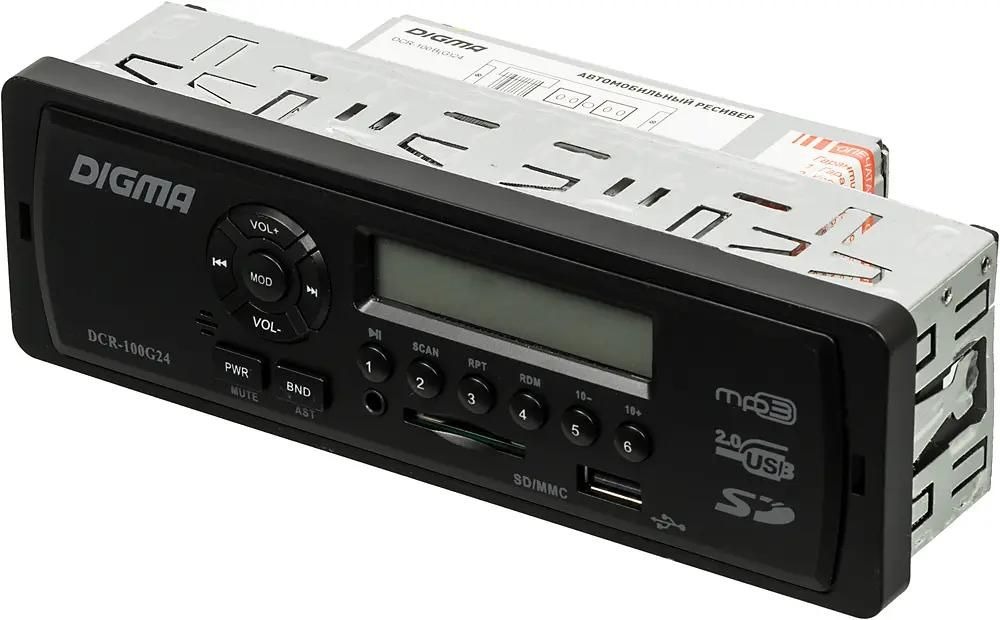 

Автомагнитола Digma DCR-100G24