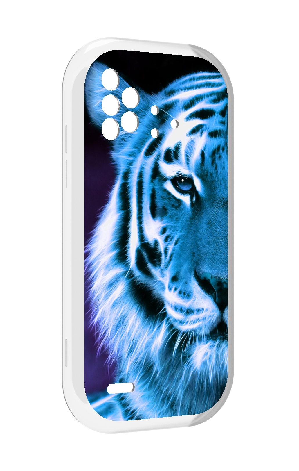 

Чехол MyPads Половина-тигра мужской для UMIDIGI Bison X10 / X10 Pro, Прозрачный, Tocco