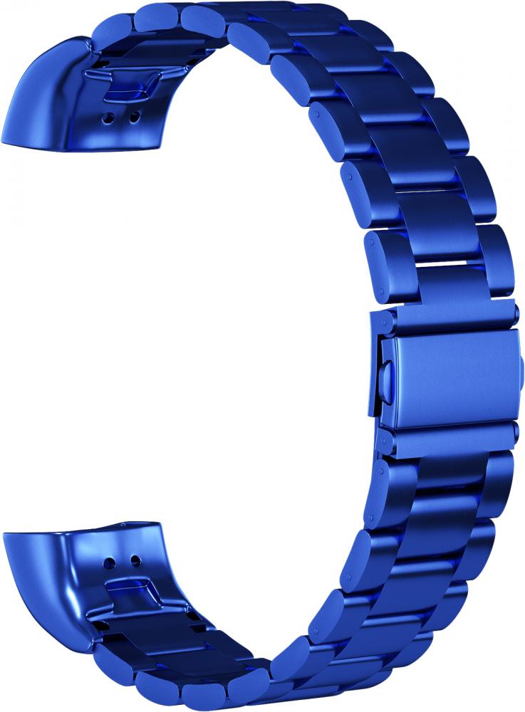 

Ремешок стальной GSMIN Classic Collection для фитнес браслета Honor Band 5 (Синий), Ремешок стальной GSMIN Classic Collection