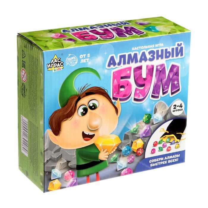 

Настольная игра Лас Играс на везение Алмазный бум поиск кристаллов 4239208