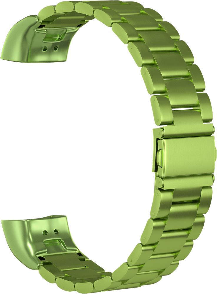 

Ремешок стальной GSMIN Classic Collection для фитнес браслета Honor Band 5 (Оливковый), Ремешок стальной GSMIN Classic Collection