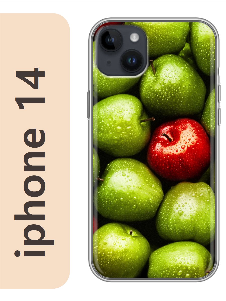 

Чехол на Apple Iphone 14 яблоки 071, Iph14sumr