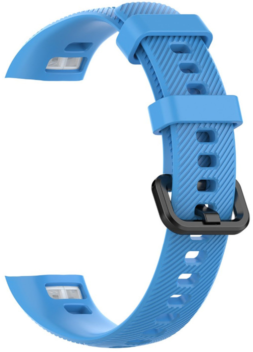 

Ремешок силиконовый GSMIN Silicone 3 для фитнес браслета Honor Band 5 (Голубой), Ремешок силиконовый GSMIN Silicone 3
