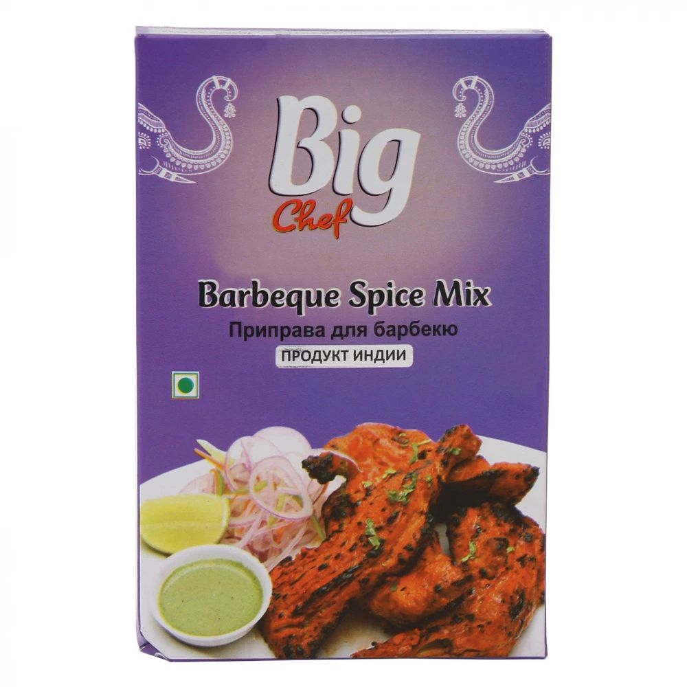 

Приправа Big chef "Barbeque spice mix", для барбекю, 100 г