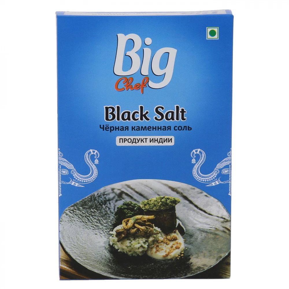

Специи Big chef "Черная каменная соль", 100 г