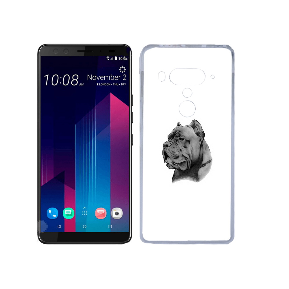 

Чехол MyPads Tocco для HTC U12+ грозный бульдог, Прозрачный, Tocco