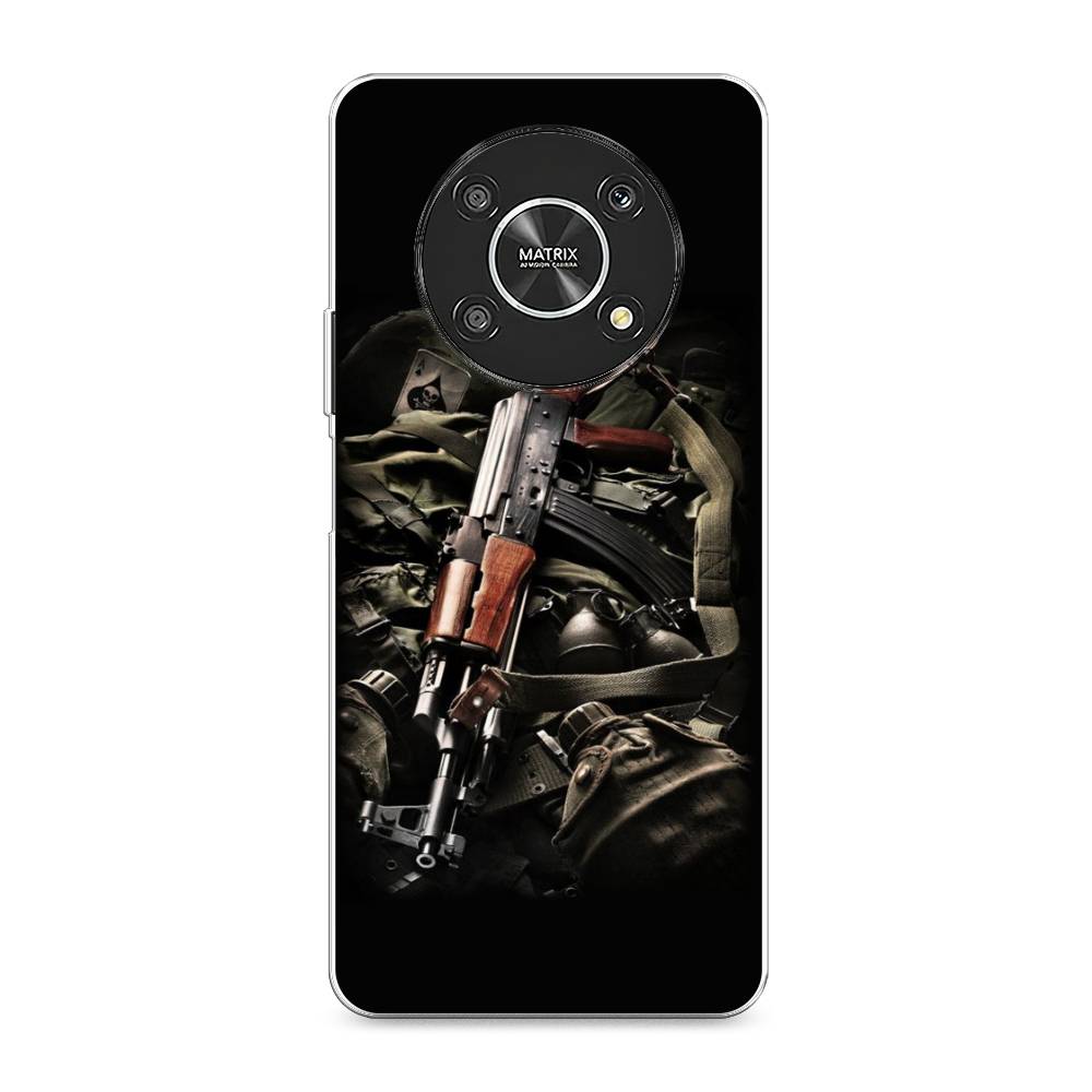 

Чехол Awog на Honor X9 4G/Magic4 Lite 4G "Автомат", Разноцветный, 6108650-5