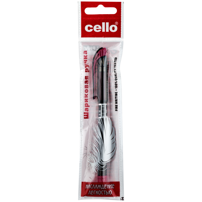 

Ручка шариковая Cello Maxriter XS Tinted Black синий 0;7 ; 1 шт.
